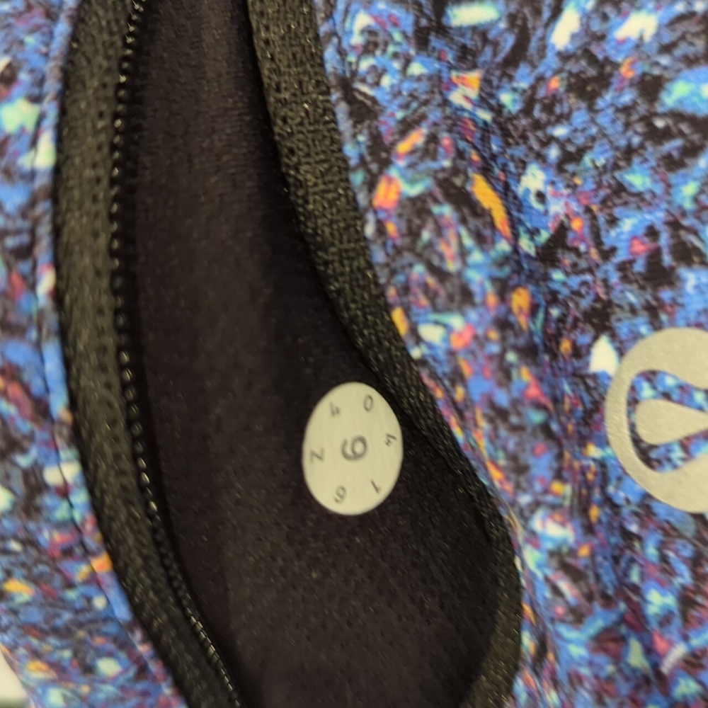 🦄 RARE Lululemon Speed Tight V Strive Multi Mermaid Black 28" - Picture 10 of 14